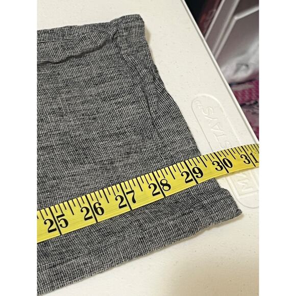 Old Navy Loose Taper Linen Blend Pants Gray Size L Lightweight Casual Comfort - Picture 8 of 8